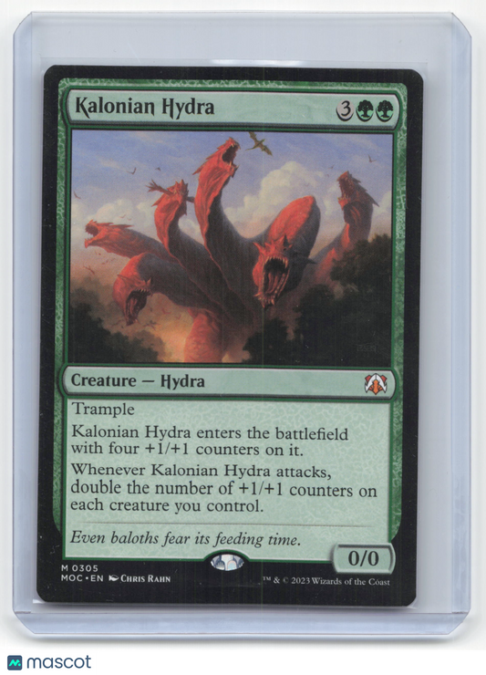 2023 Magic: The Gathering Kalonian Hydra March of the Machine: Commander #0105