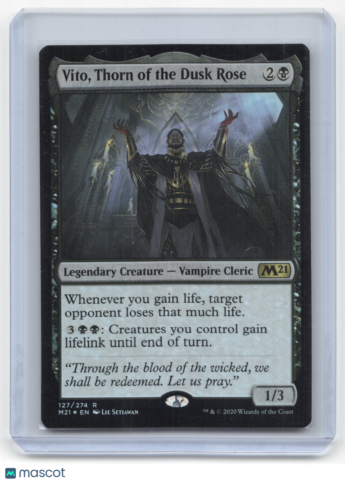 2020 Magic: The Gathering Vito, Thorn of the Dusk Rose Core Set 2021 #127/274 NM - Papa Joey's Collectibles