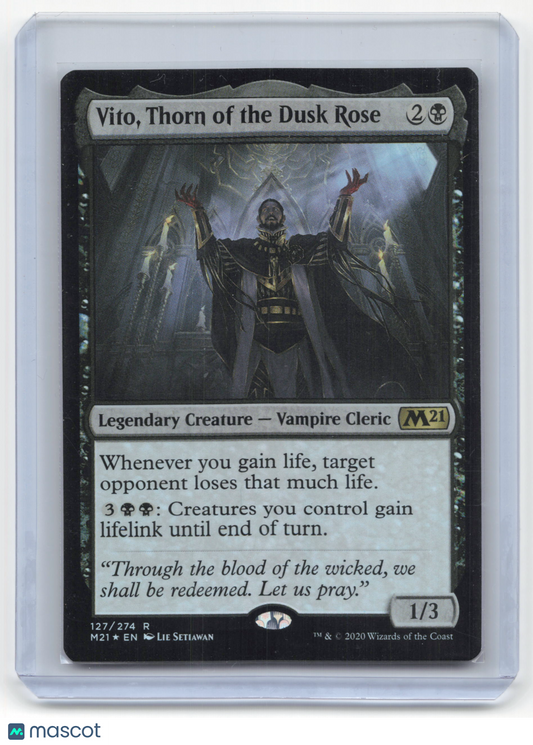 2020 Magic: The Gathering—Vito, Thorn of the Dusk Rose #127/274 Core Set 2021