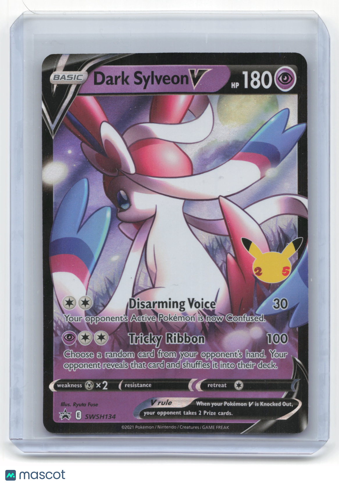 2021 Pokemon Dark Sylveon V SWSH Black Star Promos #SWSH134 Near Mint