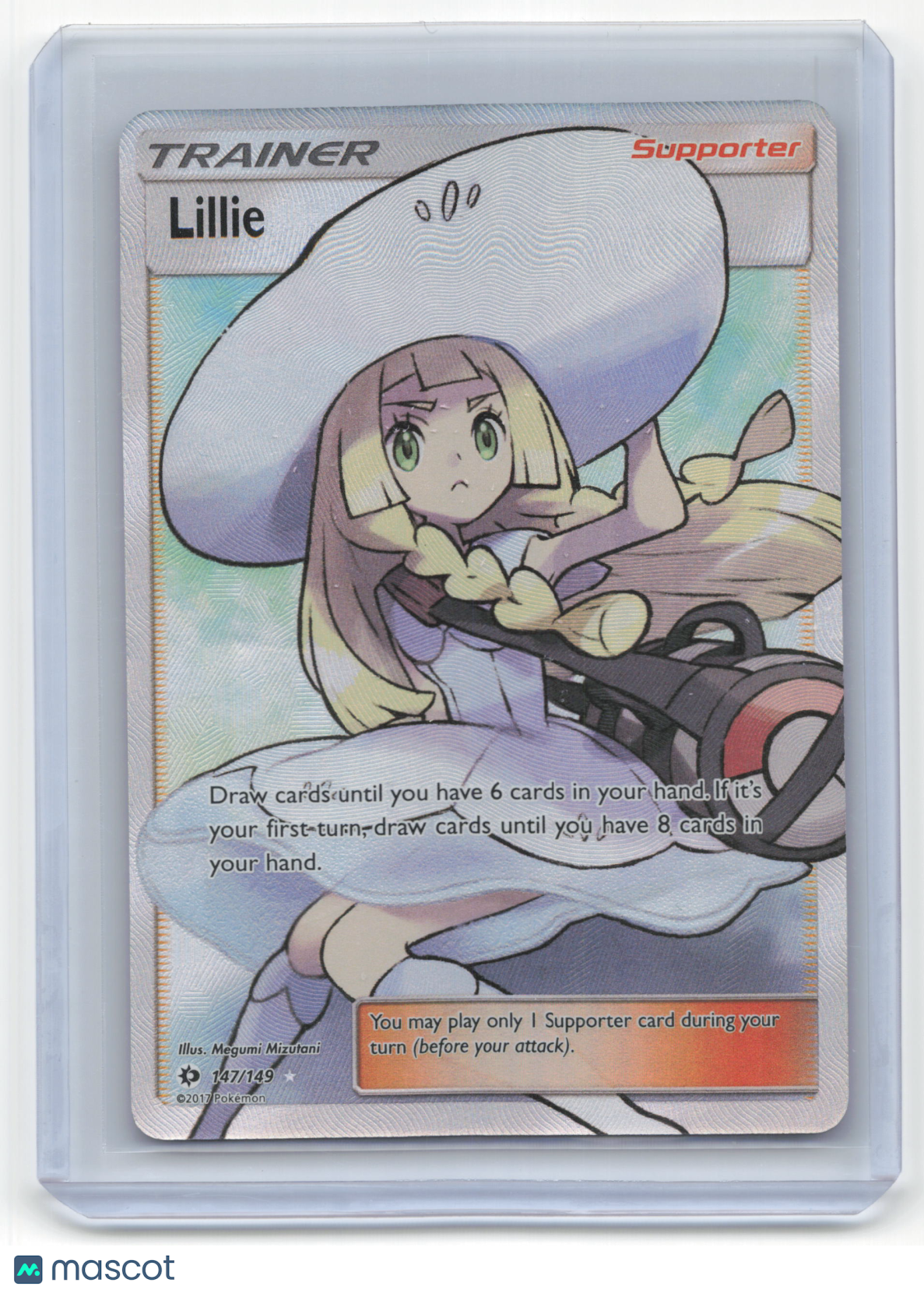 2017 Pokemon Lillie Sun & Moon #147/149 Near Mint