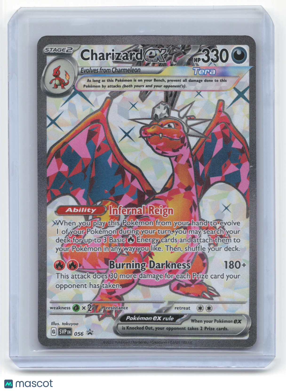 2024 Pokemon Charizard EX SVP Black Star Promos #56/91 Near Mint