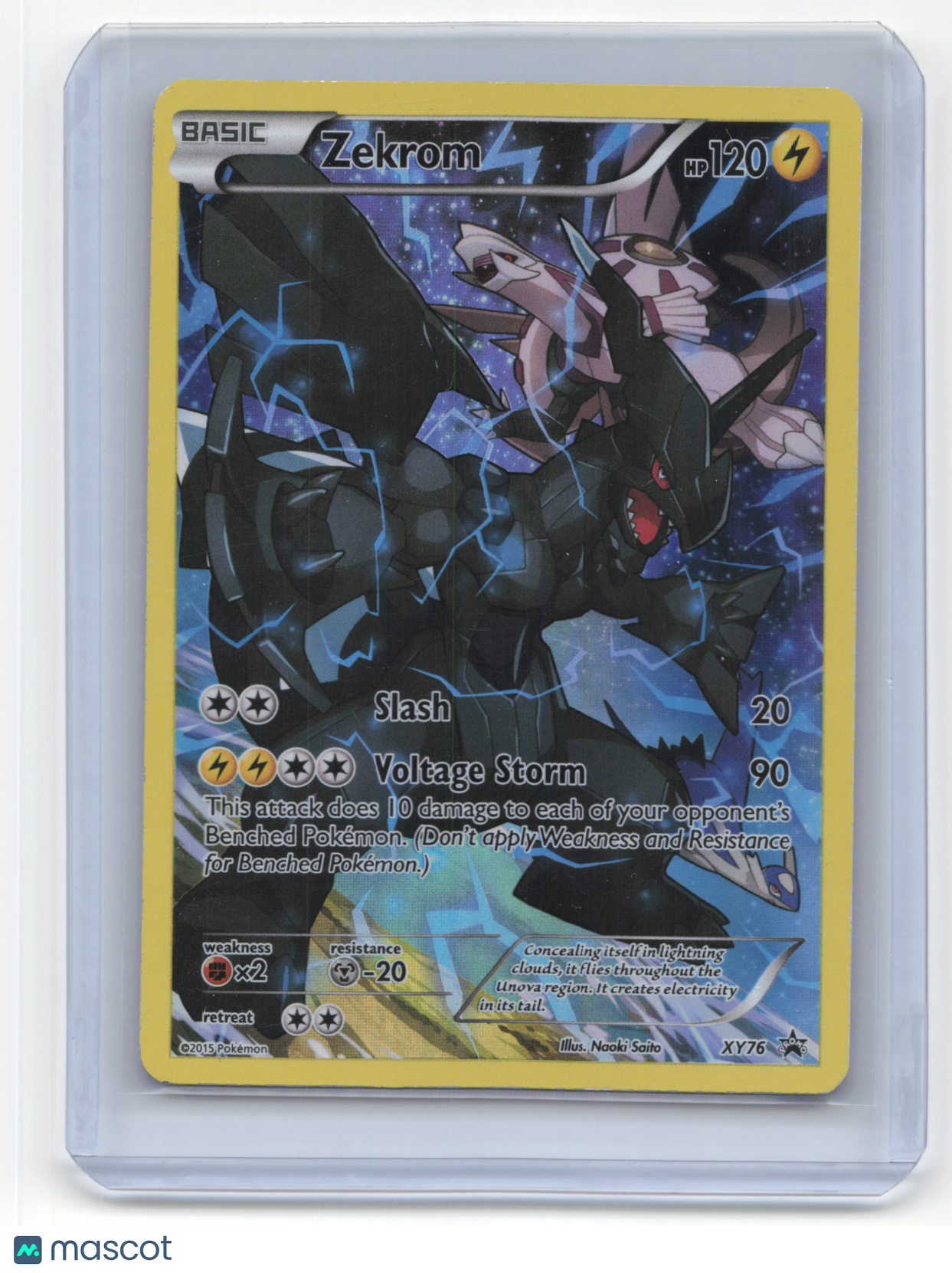 2015 Pokemon Zekrom XY Black Star Promos #XY76 Lightly Played