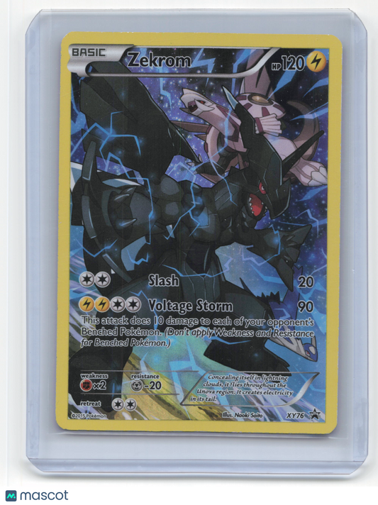 2015 Pokemon Zekrom XY Black Star Promos #XY76 Lightly Played