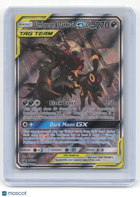 2020 Pokemon Umbreon & Darkrai GX SM Black Star Promos #SM241 MP