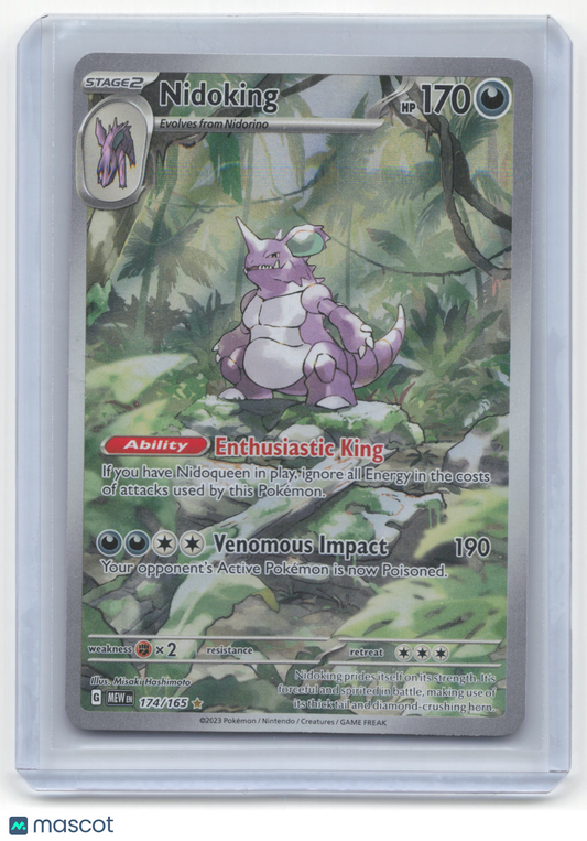 2023 Nidoking Pokemon 151 #174/165 NM