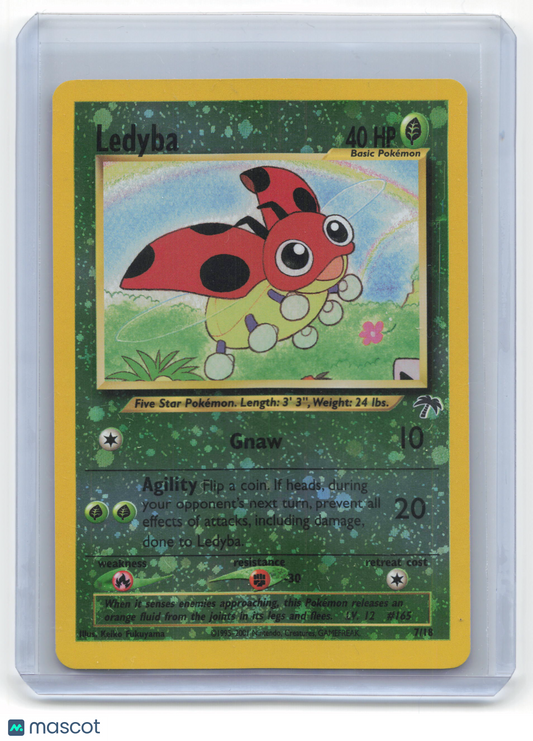 2001 Pokemon Ledyba Southern Islands #7/18 Cosmos Holo Near Mint