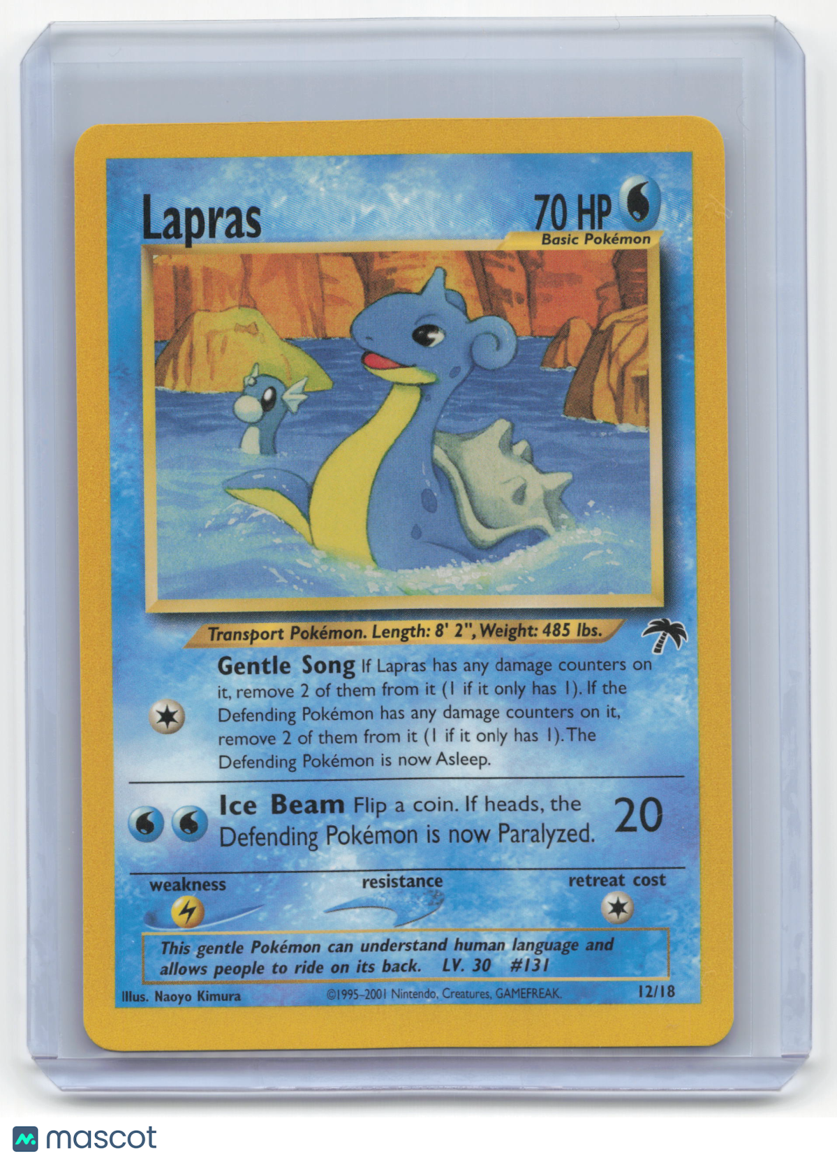 2001 Pokemon Lapras Southern Islands #12/18 Near Mint