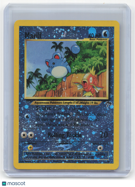 2001 Pokemon Marill Southern Islands #11/18 Near Mint