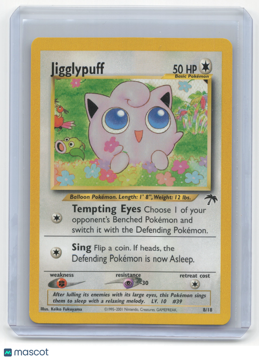 2001 Pokemon Jigglypuff Southern Islands #8/18 Near Mint