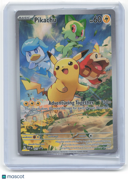 2023 Pokemon Pikachu SVP Black Star Promos #027 (Sealed) Near Mint