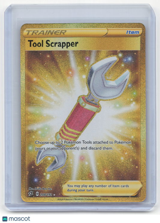 2020 Pokemon Tool Scrapper Rebel Clash #208/192 Near Mint