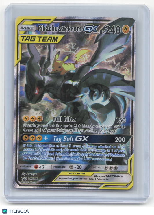 2019 Pokemon Pikachu & Zekrom GX SM Black Star Promos #SM168 Near Mint