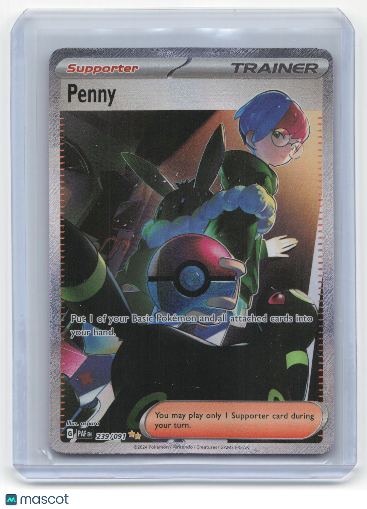 2024 Pokemon Penny Paldean Fates #239/91 Near Mint