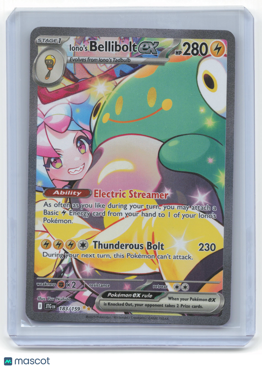 2025 Pokemon Iono's Bellibolt EX Journey Together #183/159