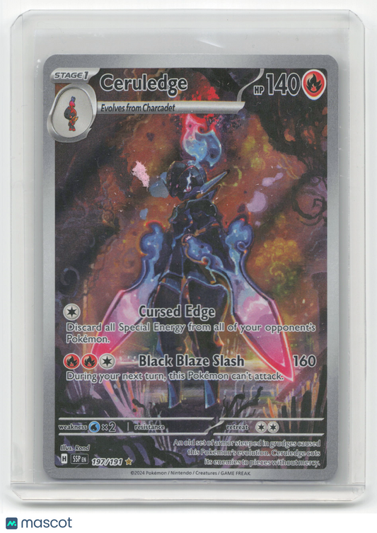 2024 Pokemon Ceruledge Surging Sparks #197/191 Near Mint