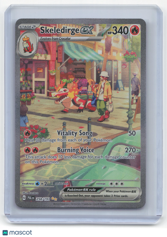 2023 Pokemon Skeledirge EX Paldea Evolved #258/193 Near Mint