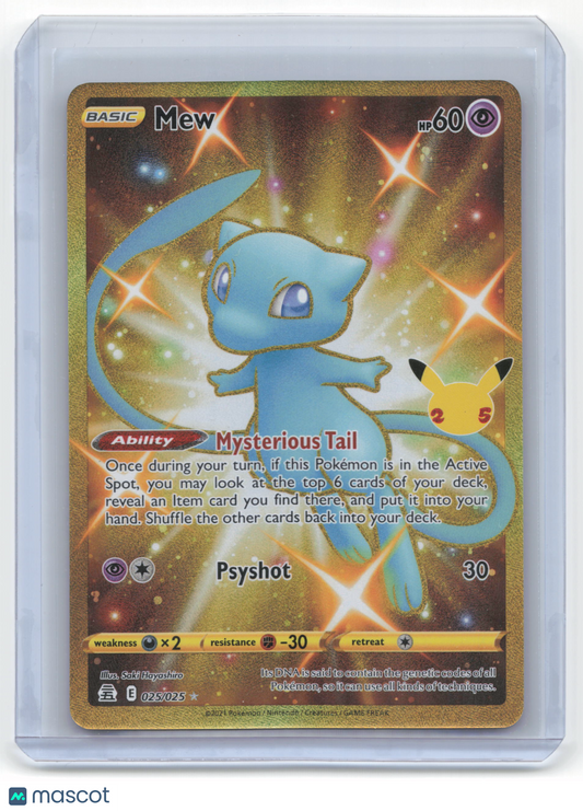 2021 Pokemon Mew Celebrations: Classic Collection #25/25 Near Mint