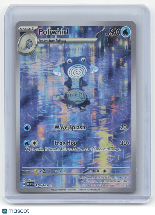2023 Poliwhirl Pokemon 151 #176/165 Near Mint