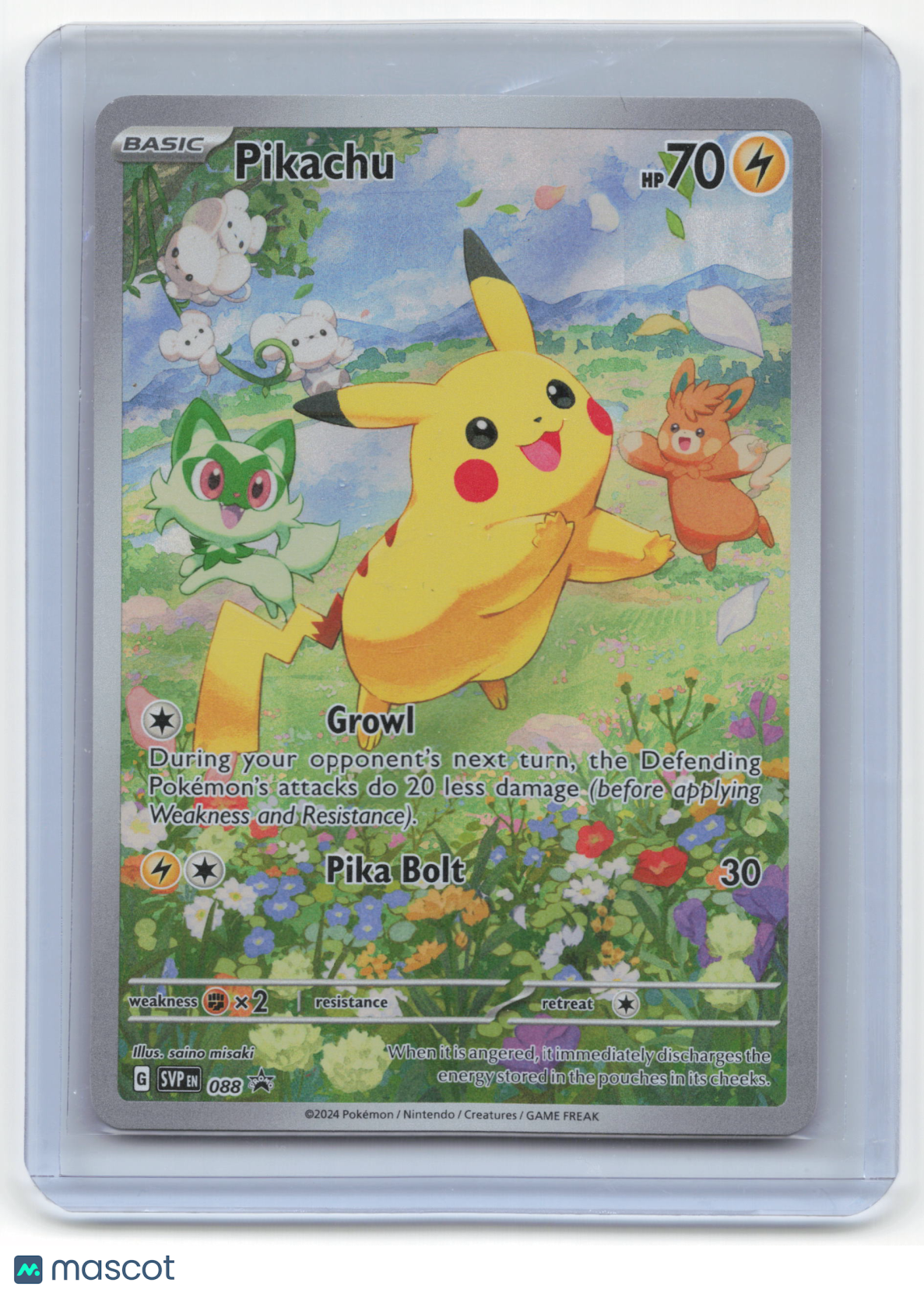 2024 Pokemon Pikachu SVP Black Star Promos #088 Near Mint