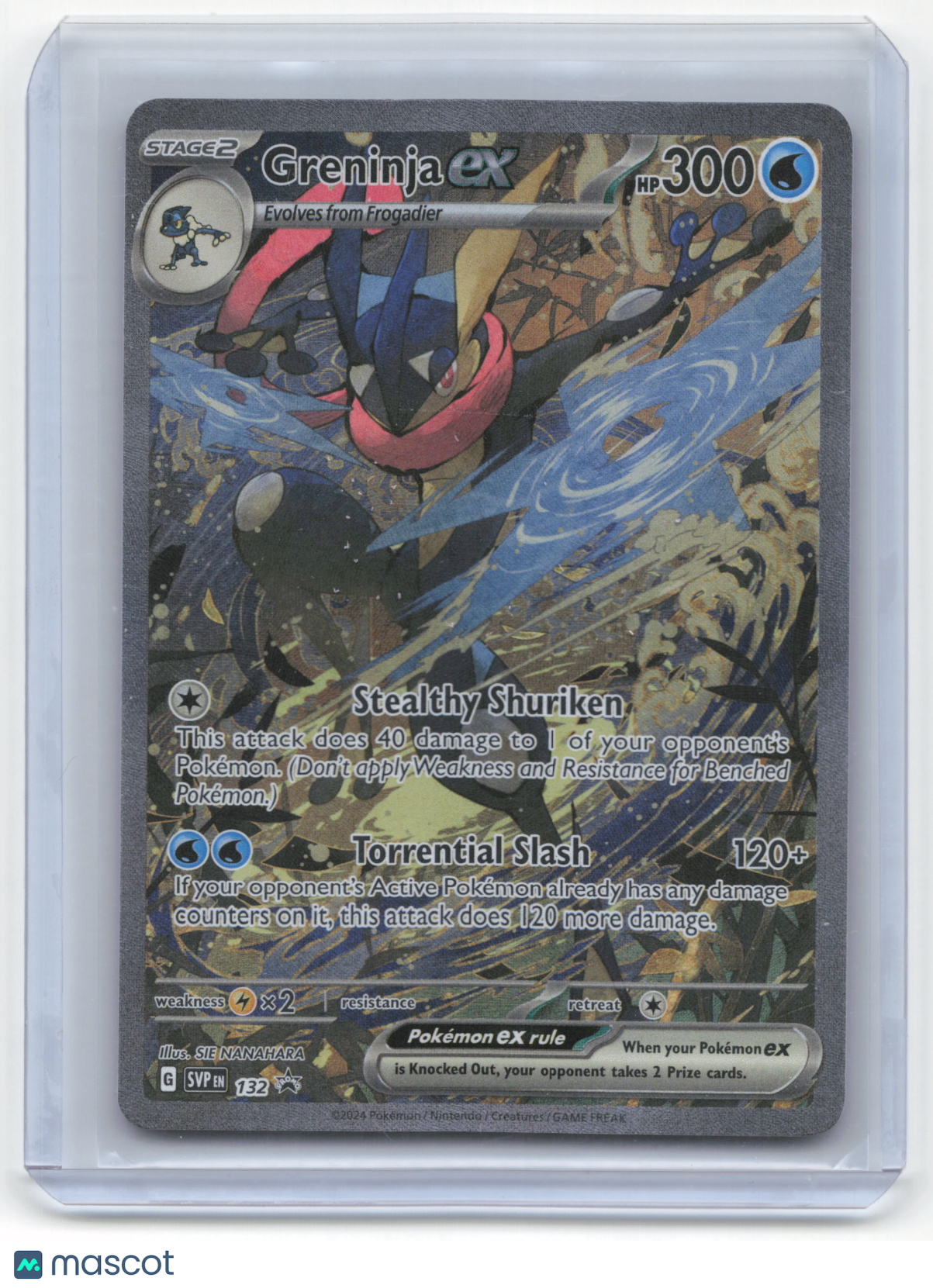 2024 Pokemon Greninja EX SVP Black Star Promos #132 Near Mint