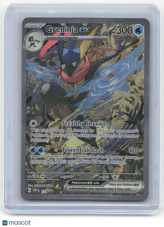 2024 Pokemon Greninja EX SVP Black Star Promos #132 Near Mint