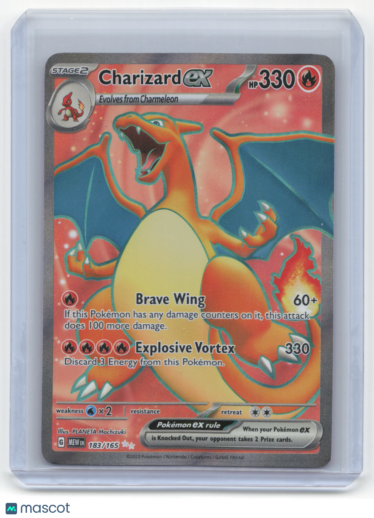 2023 Charizard EX Pokemon 151 #183/165 Near Mint