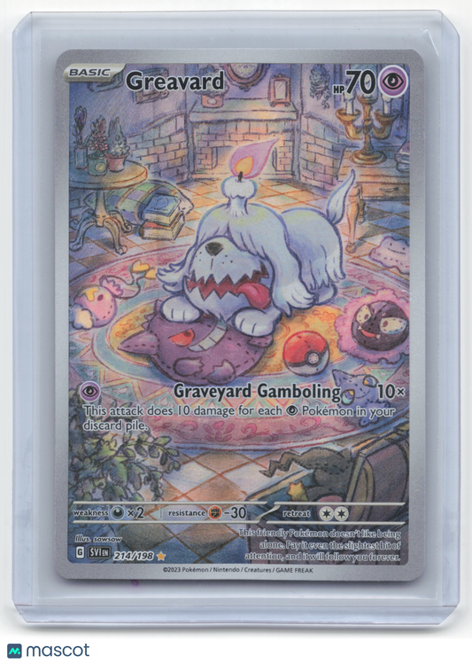 2023 Pokemon Greavard Scarlet & Violet #214/198 Near Mint