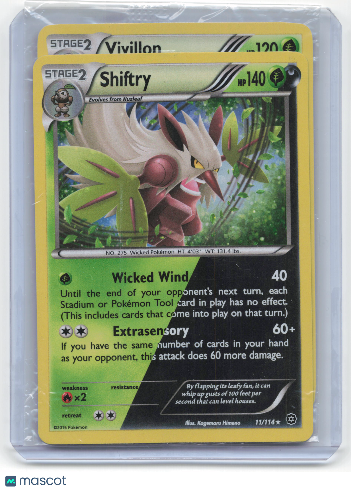 Pokemon Shiftry, Vivillon Steam Siege, BREAKthrough #11/114, #15/162 [SEALED] - Papa Joey's Collectibles