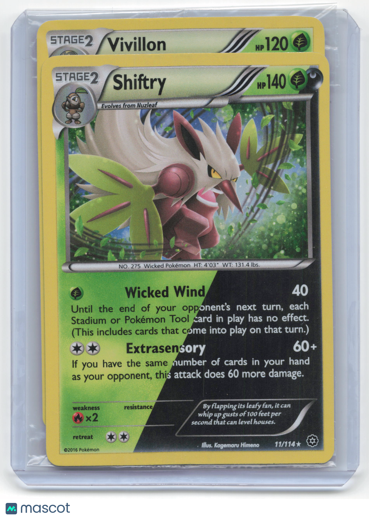 Pokemon Shiftry Steam Siege, BREAKthrough #11/114, #15/162 [SEALED] - Papa Joey's Collectibles