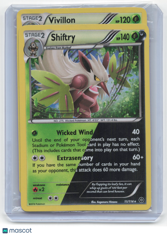 Pokemon Shiftry Steam Siege, BREAKthrough #11/114, #15/162 [SEALED] - Papa Joey's Collectibles