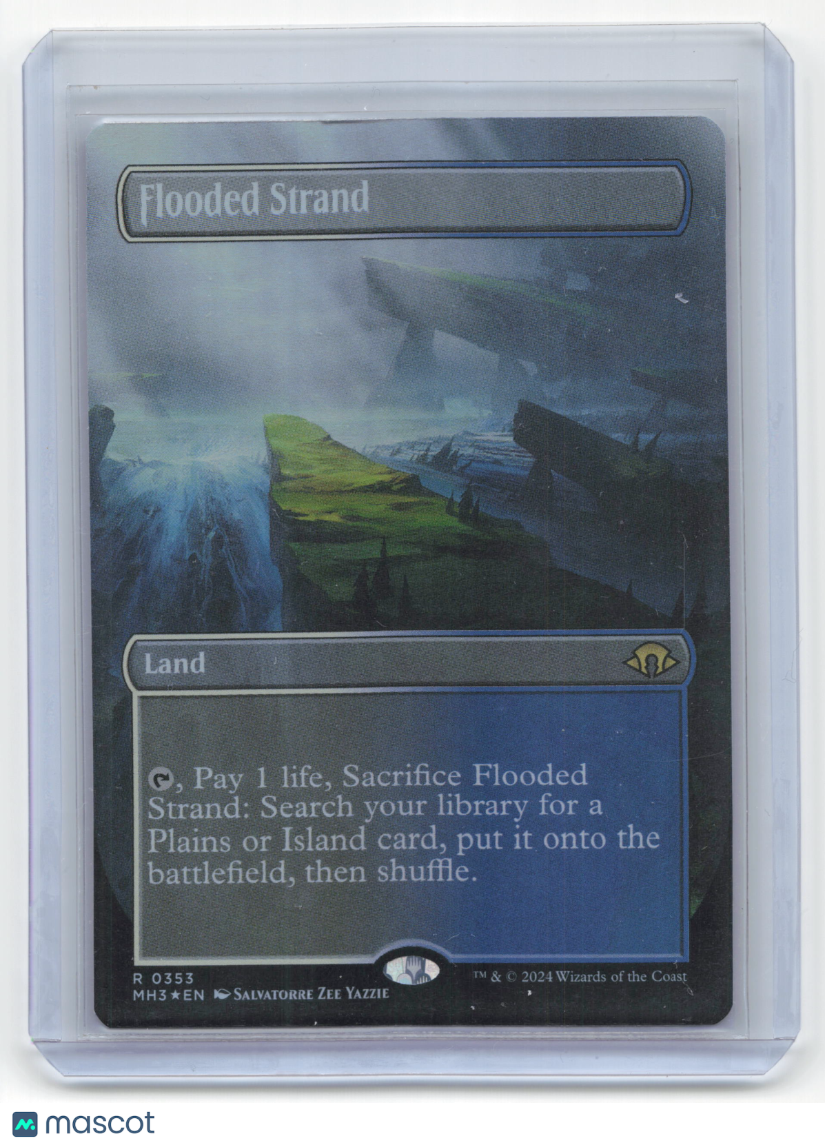 2024 Magic: The Gathering Flooded Strand MH3 #0353 Foil (Borderless) Near Mint - Papa Joey's Collectibles