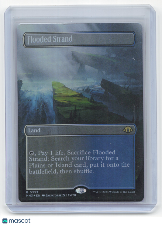 2024 Magic: The Gathering Flooded Strand MH3 #0353 Foil (Borderless) Near Mint - Papa Joey's Collectibles