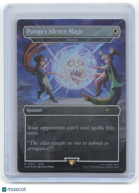2025 Magic: The Gathering Porom's Silence Magic SLD #7003 Rainbow Foil Near Mint - Papa Joey's Collectibles