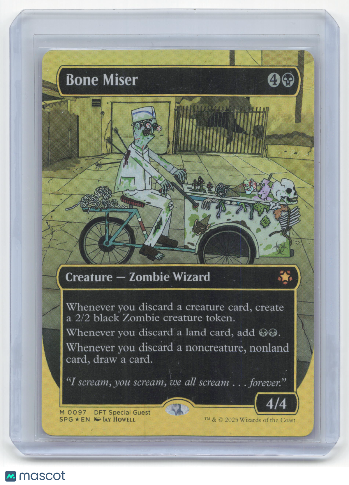 2023 Magic: The Gathering Bone Miser SPG #0097 Foil (1st Place) (Borderless) NM - Papa Joey's Collectibles