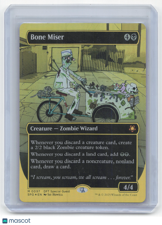 2023 Magic: The Gathering Bone Miser SPG #0097 Foil (1st Place) (Borderless) NM - Papa Joey's Collectibles
