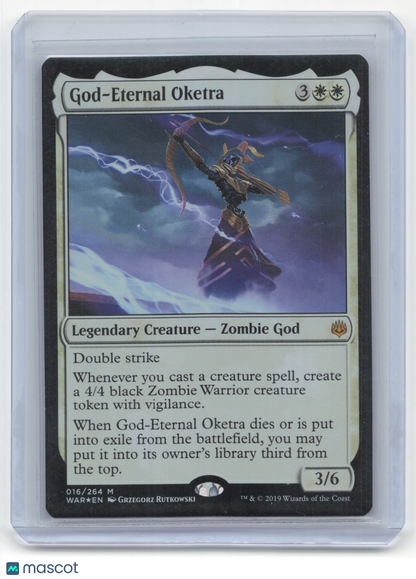 2019 Magic: The Gathering God-Eternal Oketra War of the Spark #016/264 Foil NM