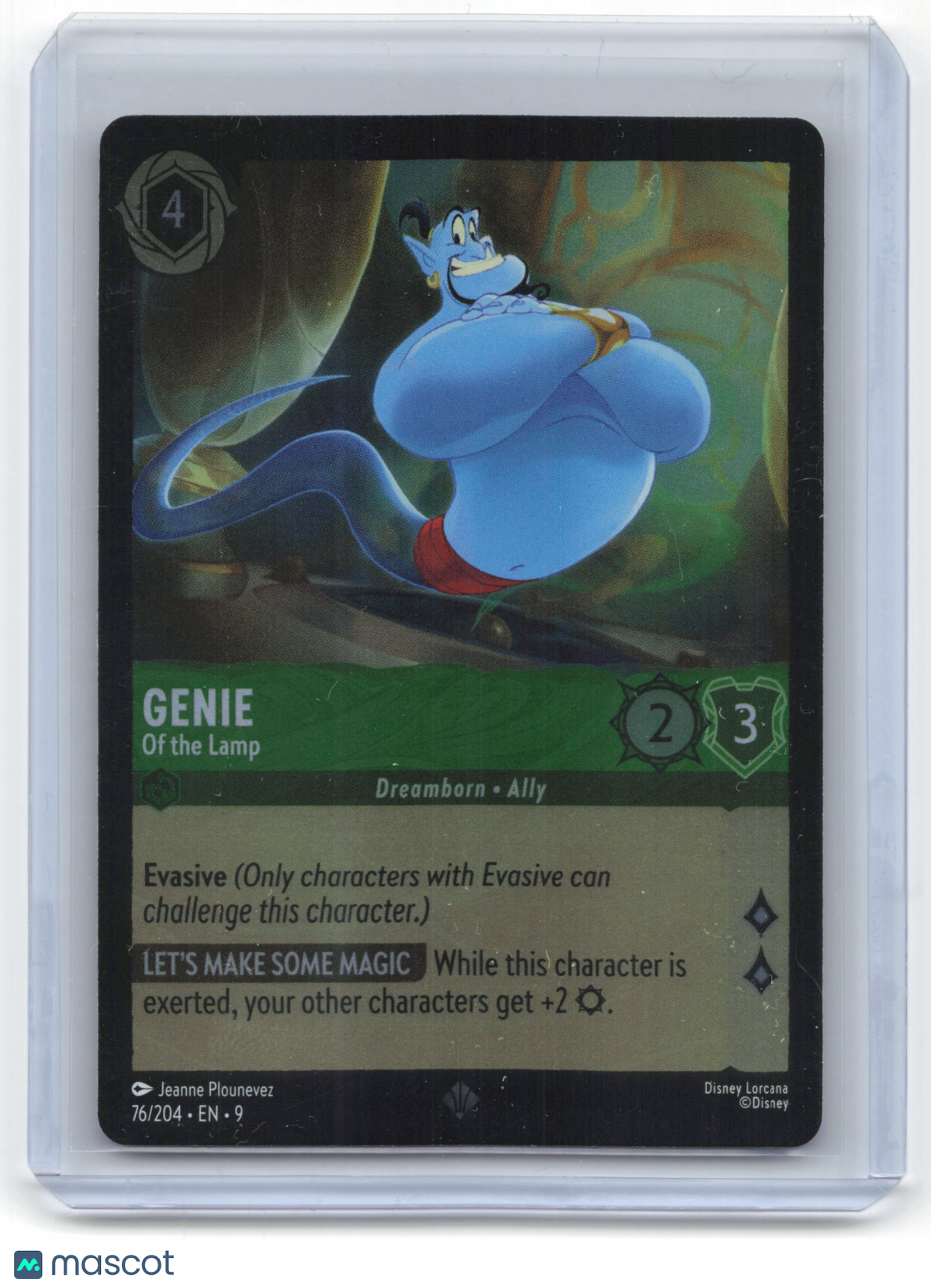 2025 Lorcana Genie - Of the Lamp Fabled #76/204 Super Rare NM - Papa Joey's Collectibles