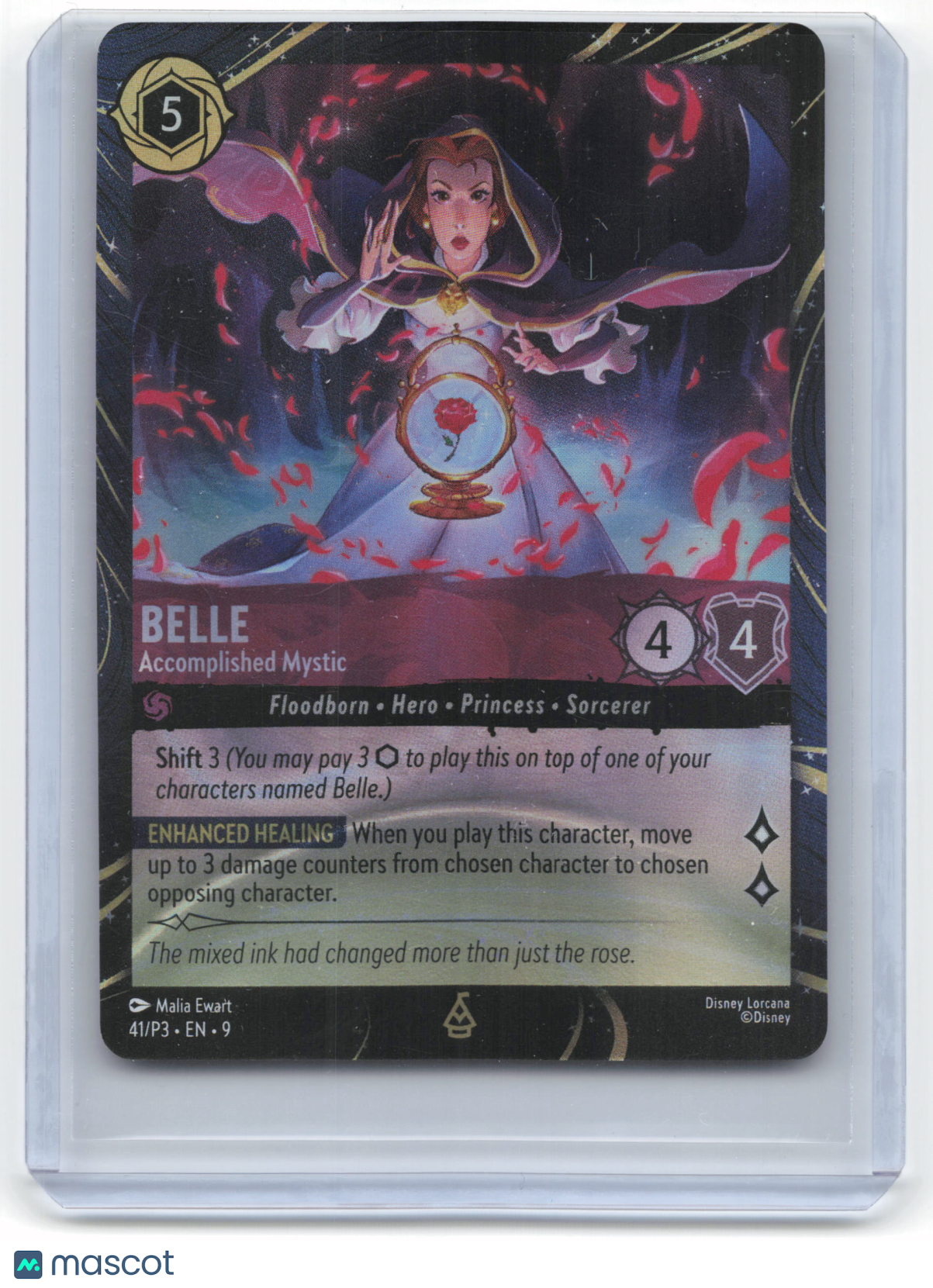 2025 Lorcana—Belle - Accomplished Mystic #41/P3 Promo Set 3— Promo NM