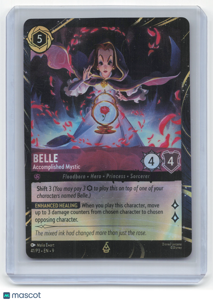 2025 Lorcana—Belle - Accomplished Mystic #41/P3 Promo Set 3— Promo NM