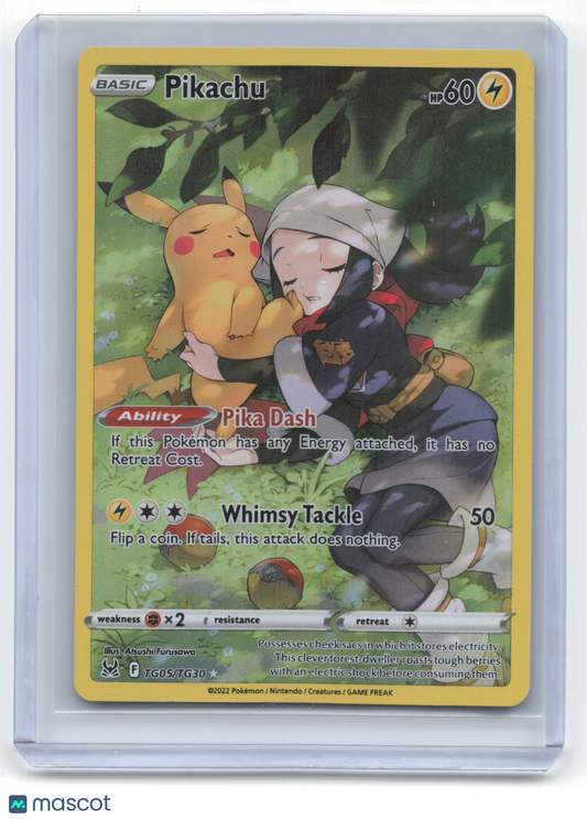 2022 Pokemon Pikachu Lost Origin: Trainer Gallery #TG05/TG30 Holo NM