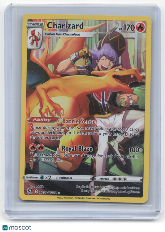 2022 Pokemon Charizard Lost Origin: Trainer Gallery #TG03/TG30 Holo NM