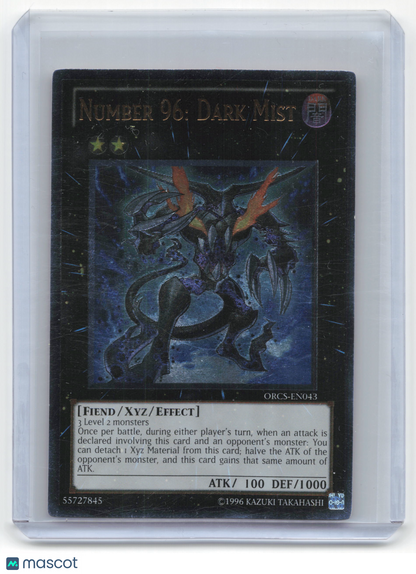 2012 Yu-Gi-Oh! Number 96: Dark Mist Order of Chaos UR Foil #ORCS-EN043 Near Mint