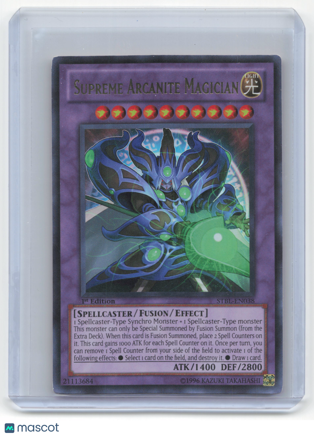 2010 Yu-Gi-Oh! Supreme Arcanite Magician Starstrike Blast UR Foil #STBL-EN038 NM