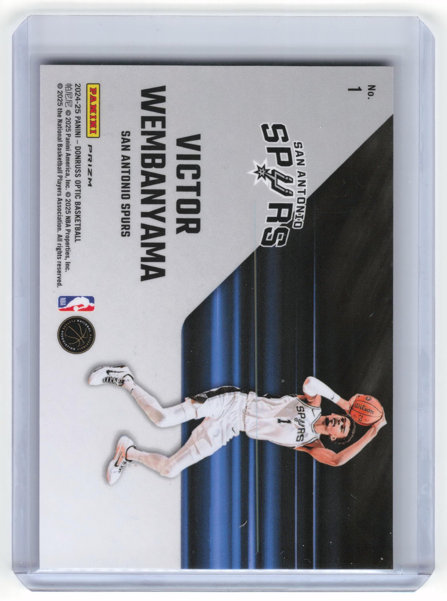 Panini 2024-25 Donruss Optic Basketball Victor Wembanyama SSP Phazes Case Hit #1