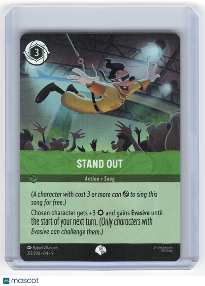 2025 Lorcana—Stand Out #231/204 Fabled—Epic Holofoil Near Mint