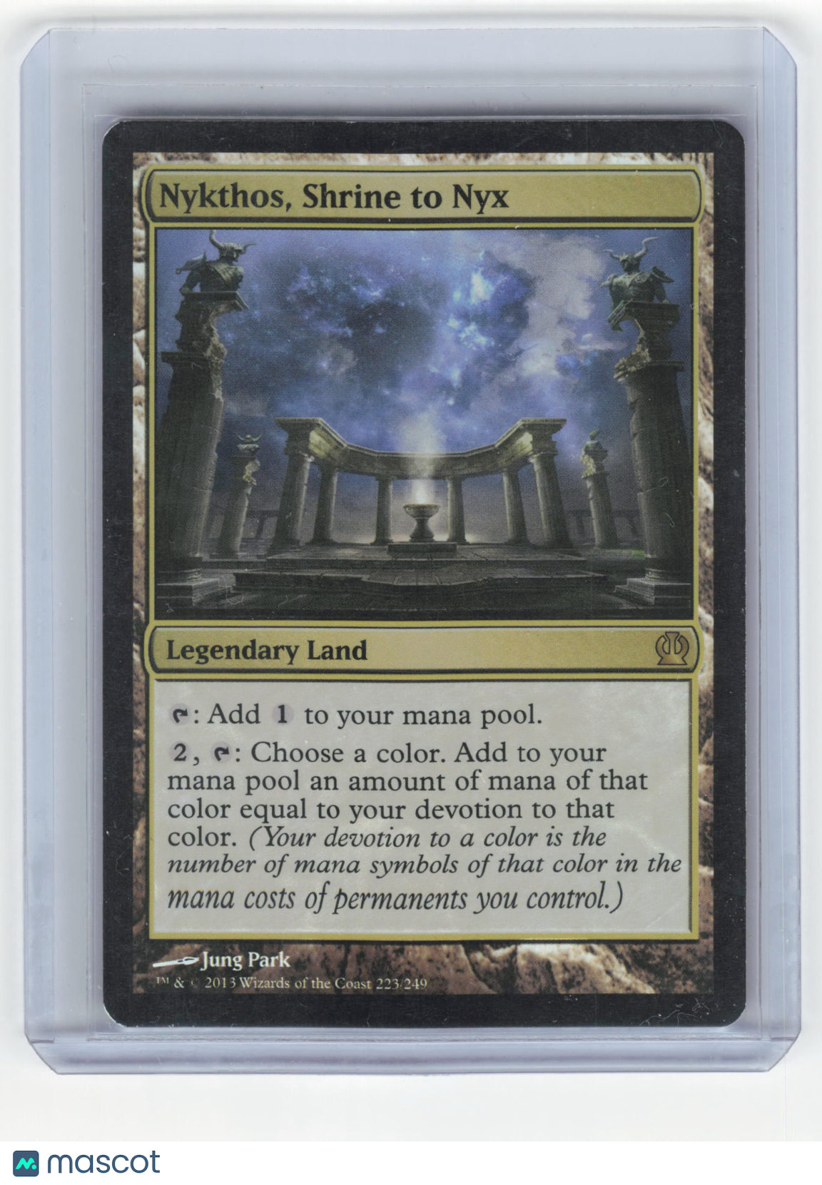2013 Magic: The Gathering Nykthos, Shrine to Nyx Theros Rare Foil #223/249 NM - Papa Joey's Collectibles