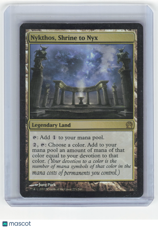 2013 Magic: The Gathering Nykthos, Shrine to Nyx Theros Rare Foil #223/249 NM - Papa Joey's Collectibles