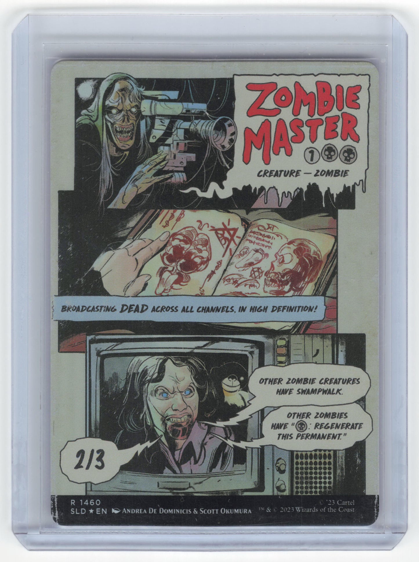 2023 Magic: The Gathering Zombie Master Secret Lair Drop Rare Foil #1460 NM - Papa Joey's Collectibles