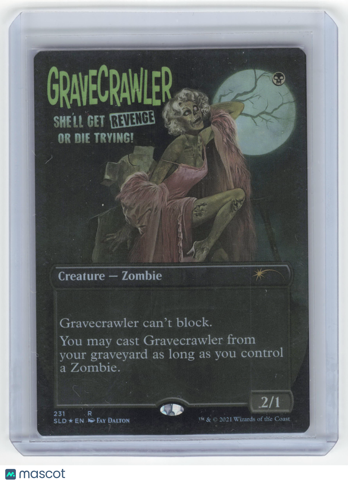 2021 Magic: The Gathering Gravecrawler Secret Lair Drop Rare Foil #231 - Papa Joey's Collectibles